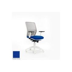 Silla de escritorio ergonómica HIMILCE blanca sin cabezal uso 8 horas