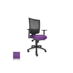 Silla de oficina FLASH, respaldo malla, brazos regulables, base poliamida, sistema sincro Silla de oficina FLASH, respaldo malla, brazos regulables, base poliamida, sistema sincro