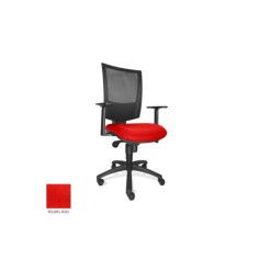 Silla de oficina FLASH, respaldo malla, brazos regulables, base poliamida, sistema sincro Silla de oficina FLASH, respaldo malla, brazos regulables, base poliamida, sistema sincro