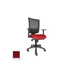 Silla de oficina FLASH, respaldo malla, brazos regulables, base poliamida, sistema sincro Silla de oficina FLASH, respaldo malla, brazos regulables, base poliamida, sistema sincro