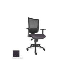 Silla de oficina FLASH, respaldo malla, brazos regulables, base poliamida, sistema sincro Silla de oficina FLASH, respaldo malla, brazos regulables, base poliamida, sistema sincro