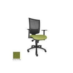 Silla de oficina FLASH, respaldo malla, brazos regulables, base poliamida, sistema sincro Silla de oficina FLASH, respaldo malla, brazos regulables, base poliamida, sistema sincro