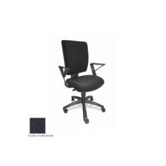 Silla de oficina FLASH, respaldo tapizado, brazos fijos, base poliamida, contacto permanente Silla de oficina FLASH, respaldo tapizado, brazos fijos, base poliamida, contacto permanente
