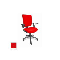 Silla de oficina FLASH, respaldo tapizado, brazos fijos, base poliamida, contacto permanente Silla de oficina FLASH, respaldo tapizado, brazos fijos, base poliamida, contacto permanente