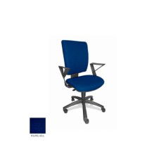 Silla de oficina FLASH, respaldo tapizado, brazos fijos, base poliamida, contacto permanente Silla de oficina FLASH, respaldo tapizado, brazos fijos, base poliamida, contacto permanente