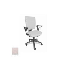 Silla de oficina FLASH, respaldo tapizado, brazos fijos, base poliamida, contacto permanente Silla de oficina FLASH, respaldo tapizado, brazos fijos, base poliamida, contacto permanente