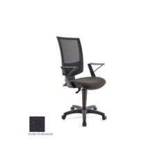 Silla de oficina FLASH, respaldo malla, brazos fijos, base poliamida, contacto permanente Silla de oficina FLASH, respaldo malla, brazos fijos, base poliamida, contacto permanente
