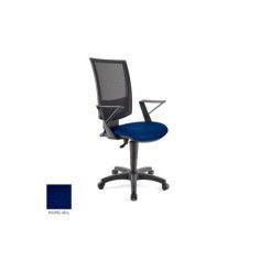 Silla de oficina FLASH, respaldo malla, brazos fijos, base poliamida, contacto permanente Silla de oficina FLASH, respaldo malla, brazos fijos, base poliamida, contacto permanente