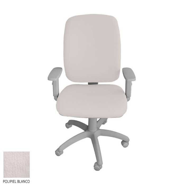 Silla de escritorio ergonómica Parigi Alta carcasa gris, uso 8 horas