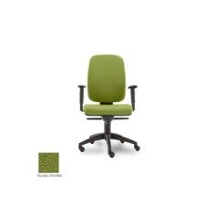 Silla de escritorio ergonómica Parigi Alta carcasa negra, uso 8 horas