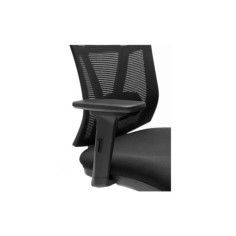 Silla ergonomica de oficina Modelo Ankara de Euromof, con cabecero regulable, soporte lumbar, color negro Silla ergonomica de oficina Modelo Ankara de Euromof, con cabecero regulable, soporte lumbar, color negro
