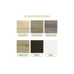 Despacho completo serie KARINA 5 con ala y cajonera 3 cajones