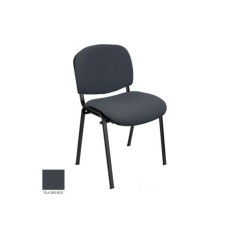 Silla confidente modelo FISSA de Vincolo, tapizada, calidad superior, estructura negra Silla confidente modelo FISSA de Vincolo, tapizada, calidad superior, estructura negra