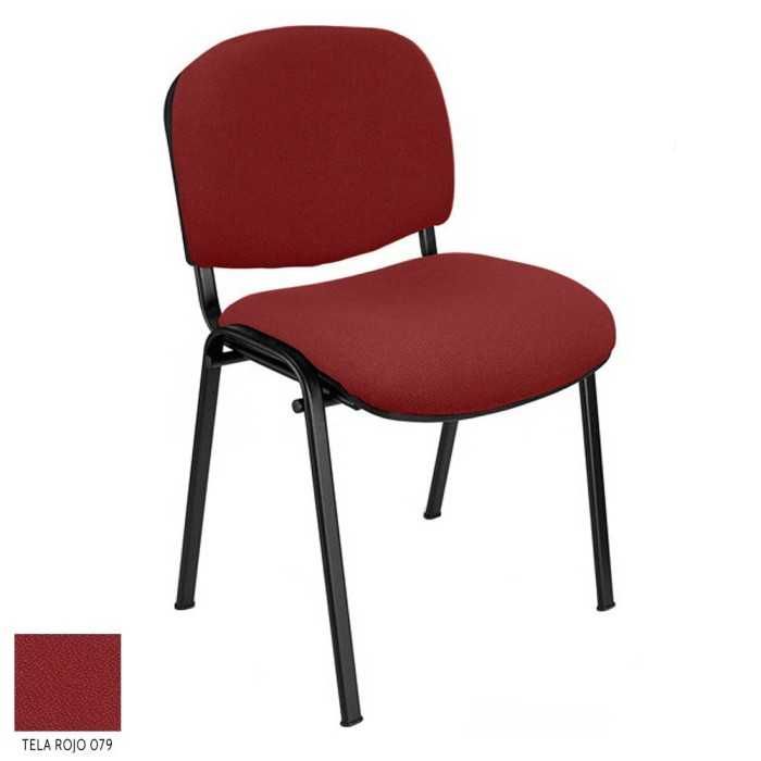 Silla confidente modelo FISSA de Vincolo, tapizada, calidad superior, estructura negra