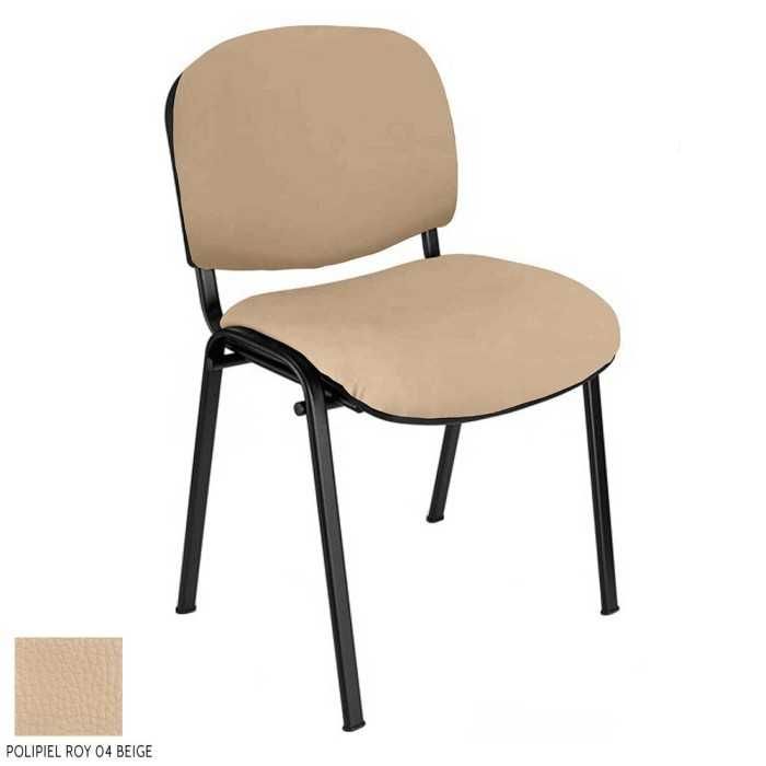 Silla confidente modelo FISSA de Vincolo, tapizada, calidad superior, estructura negra