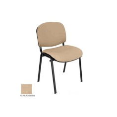 Silla confidente modelo FISSA de Vincolo, tapizada, calidad superior, estructura negra Silla confidente modelo FISSA de Vincolo, tapizada, calidad superior, estructura negra
