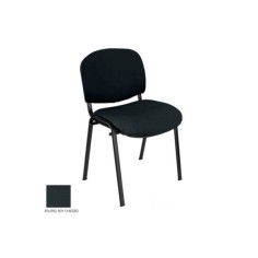 Silla confidente modelo FISSA de Vincolo, tapizada, calidad superior, estructura negra Silla confidente modelo FISSA de Vincolo, tapizada, calidad superior, estructura negra