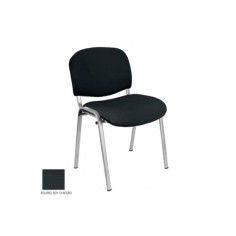 Silla confidente modelo FISSA de Vincolo, tapizada, calidad superior, estructura gris Silla confidente modelo FISSA de Vincolo, tapizada, calidad superior, estructura gris