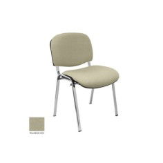 Silla confidente modelo FISSA de Vincolo, tapizada, calidad superior, estructura cromada Silla confidente modelo FISSA de Vincolo, tapizada, calidad superior, estructura cromada