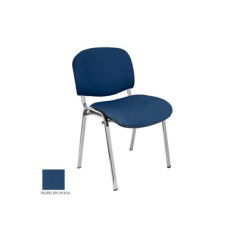 Silla confidente modelo FISSA de Vincolo, tapizada, calidad superior, estructura cromada Silla confidente modelo FISSA de Vincolo, tapizada, calidad superior, estructura cromada