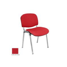 Silla confidente modelo FISSA de Vincolo, tapizada, calidad superior, estructura cromada Silla confidente modelo FISSA de Vincolo, tapizada, calidad superior, estructura cromada