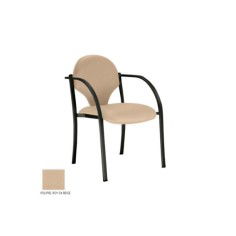 Silla confidente modelo INCA de Vincolo, con tapa trasera tapizada Silla confidente modelo INCA de Vincolo, con tapa trasera tapizada