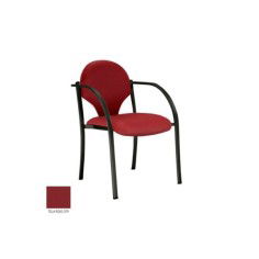 Silla confidente modelo INCA de Vincolo, con tapa trasera tapizada Silla confidente modelo INCA de Vincolo, con tapa trasera tapizada