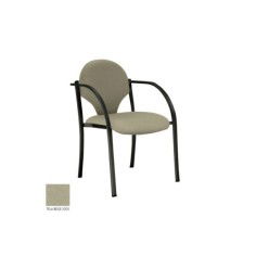 Silla confidente modelo INCA de Vincolo, con tapa trasera tapizada Silla confidente modelo INCA de Vincolo, con tapa trasera tapizada