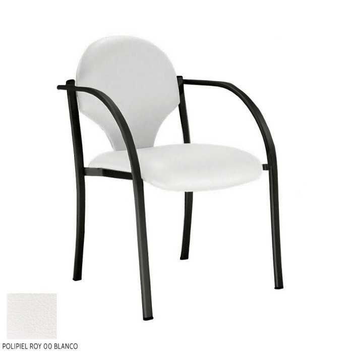 Silla confidente modelo INCA de Vincolo, con tapa trasera polipropileno