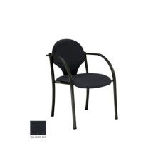 Silla confidente modelo INCA de Vincolo, con tapa trasera polipropileno Silla confidente modelo INCA de Vincolo, con tapa trasera polipropileno