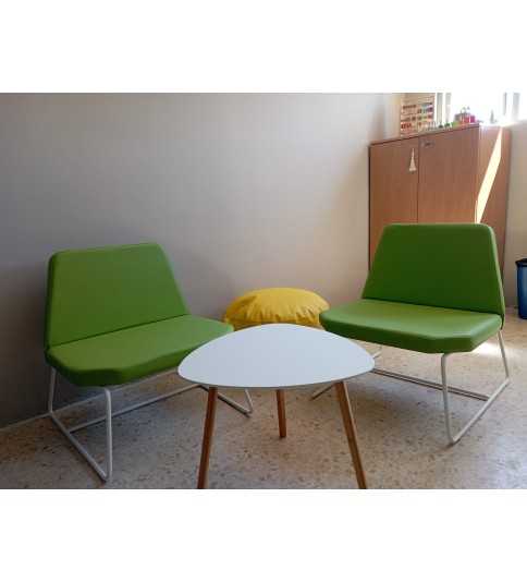 Silla para sala de espera CARINA, 1 plaza, gran acolchado, sin brazos Silla para sala de espera CARINA, 1 plaza, gran acolchado, sin brazos