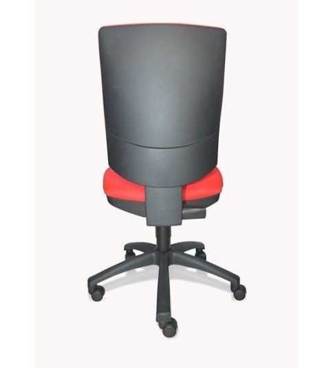 Silla de oficina FLASH, respaldo tapizado, base poliamida, contacto permanente Silla de oficina FLASH, respaldo tapizado, base poliamida, contacto permanente