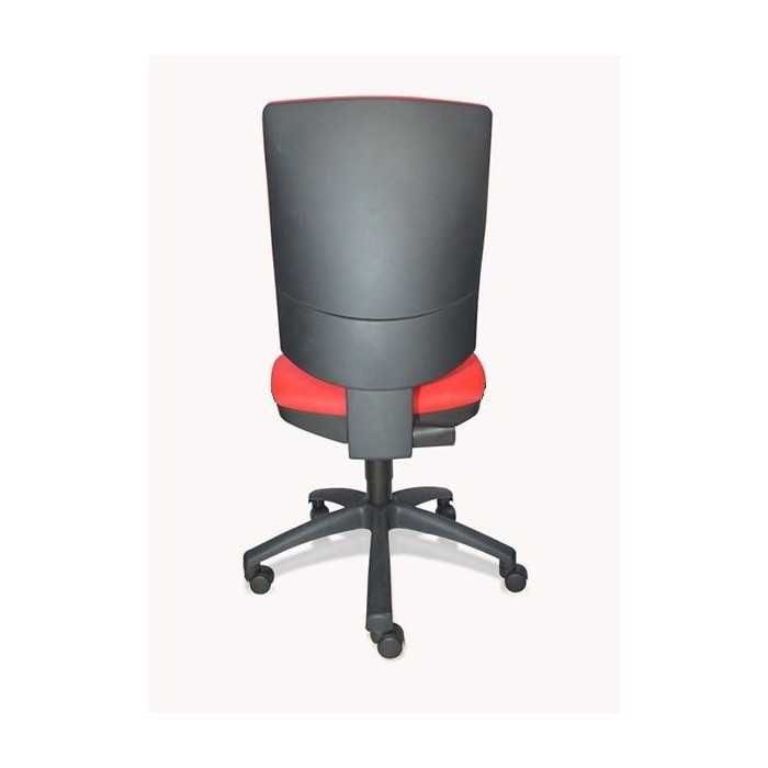 Silla de oficina FLASH, respaldo tapizado, base poliamida, contacto permanente Silla de oficina FLASH, respaldo tapizado, base poliamida, contacto permanente