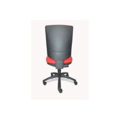 Silla de oficina FLASH, respaldo tapizado, base poliamida, contacto permanente