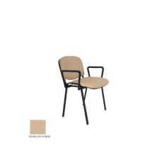 Silla confidente modelo FISSA de Vincolo, tapizada, calidad superior, con brazos Silla confidente modelo FISSA de Vincolo, tapizada, calidad superior, con brazos