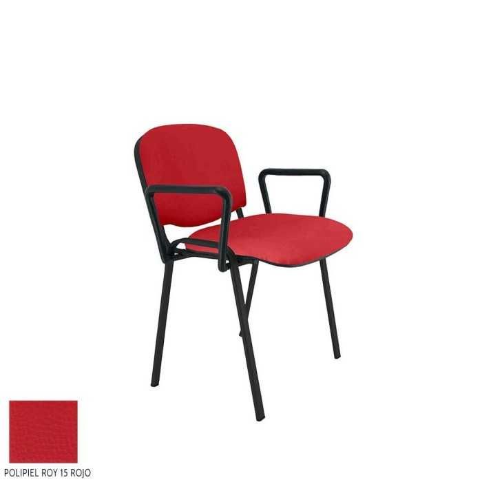 Silla confidente modelo FISSA de Vincolo, tapizada, calidad superior, con brazos