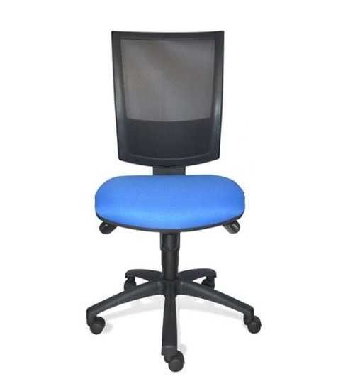 Silla de oficina FLASH, respaldo malla, sin brazos, base poliamida, sistema sincro Silla de oficina FLASH, respaldo malla, sin brazos, base poliamida, sistema sincro