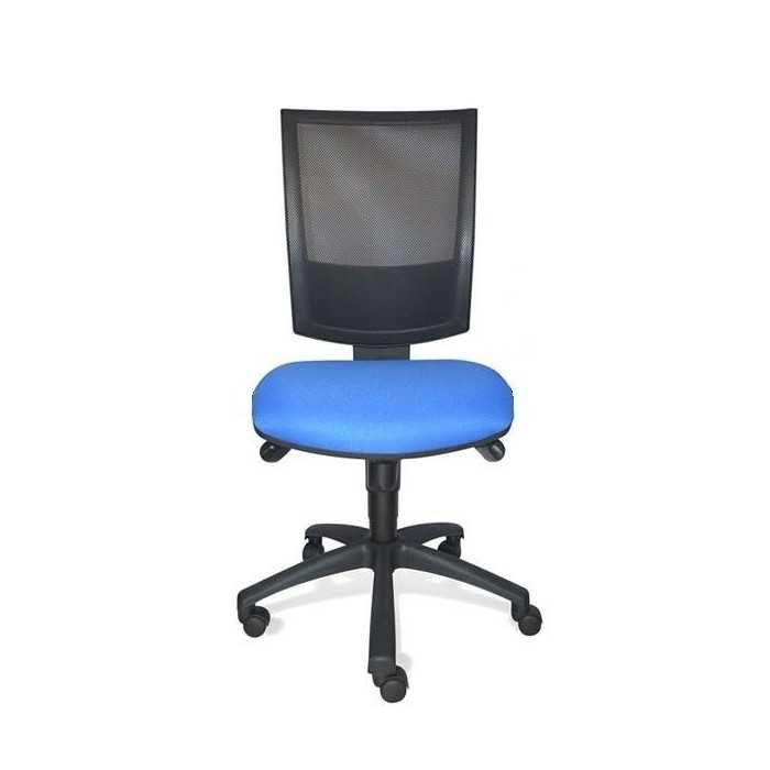 Silla de oficina FLASH, respaldo malla, sin brazos, base poliamida, sistema sincro Silla de oficina FLASH, respaldo malla, sin brazos, base poliamida, sistema sincro