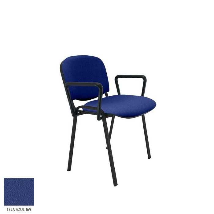 Silla confidente modelo FISSA de Vincolo, tapizada, calidad superior, con brazos