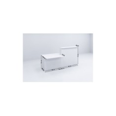Mostrador recepción blanco módulo recto izquierda + minusválidos SERIE BASIC