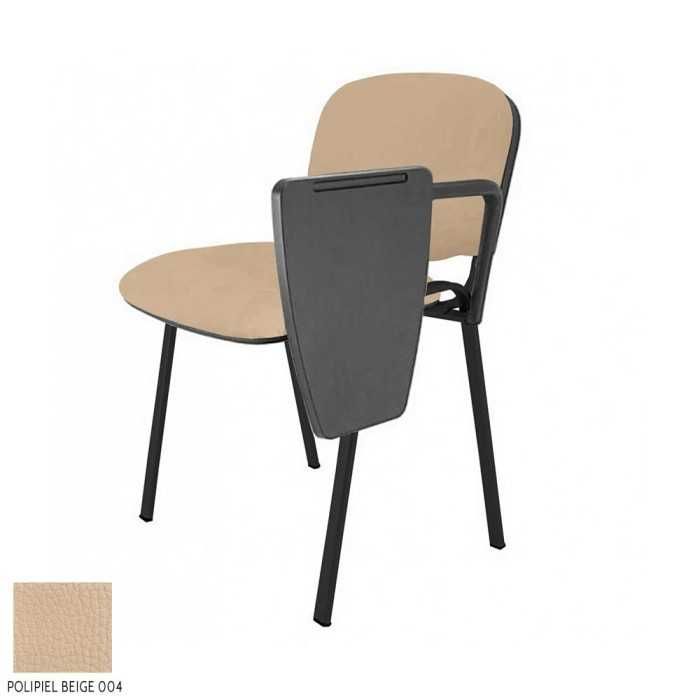 Silla confidente modelo FISSA de Vincolo, tapizada, con pala izquierda, calidad superior