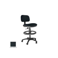 Taburete de oficina modelo SOFY de Vincolo, con ruedas, aro negro, giratorio Taburete de oficina modelo SOFY de Vincolo, con ruedas, aro negro, giratorio