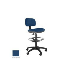 Taburete de oficina modelo SOFY de Vincolo, con ruedas, aro cromado, giratorio Taburete de oficina modelo SOFY de Vincolo, con ruedas, aro cromado, giratorio