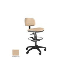 Taburete de oficina modelo SOFY de Vincolo, con ruedas, aro cromado, giratorio Taburete de oficina modelo SOFY de Vincolo, con ruedas, aro cromado, giratorio