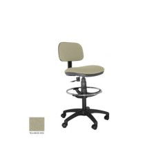 Taburete de oficina modelo SOFY de Vincolo, con ruedas, aro cromado, giratorio Taburete de oficina modelo SOFY de Vincolo, con ruedas, aro cromado, giratorio