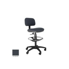 Taburete de oficina modelo SOFY de Vincolo, con ruedas, aro cromado, giratorio Taburete de oficina modelo SOFY de Vincolo, con ruedas, aro cromado, giratorio