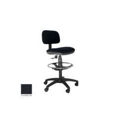Taburete de oficina modelo SOFY de Vincolo, con ruedas, aro cromado, giratorio Taburete de oficina modelo SOFY de Vincolo, con ruedas, aro cromado, giratorio