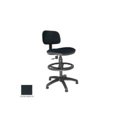 Taburete de oficina modelo SOFY de Vincolo, giratorio con topes, aro negro Taburete de oficina modelo SOFY de Vincolo, giratorio con topes, aro negro