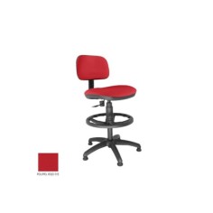 Taburete de oficina modelo SOFY de Vincolo, giratorio con topes, aro negro Taburete de oficina modelo SOFY de Vincolo, giratorio con topes, aro negro