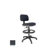Taburete de oficina modelo SOFY de Vincolo, giratorio con topes, aro negro Taburete de oficina modelo SOFY de Vincolo, giratorio con topes, aro negro
